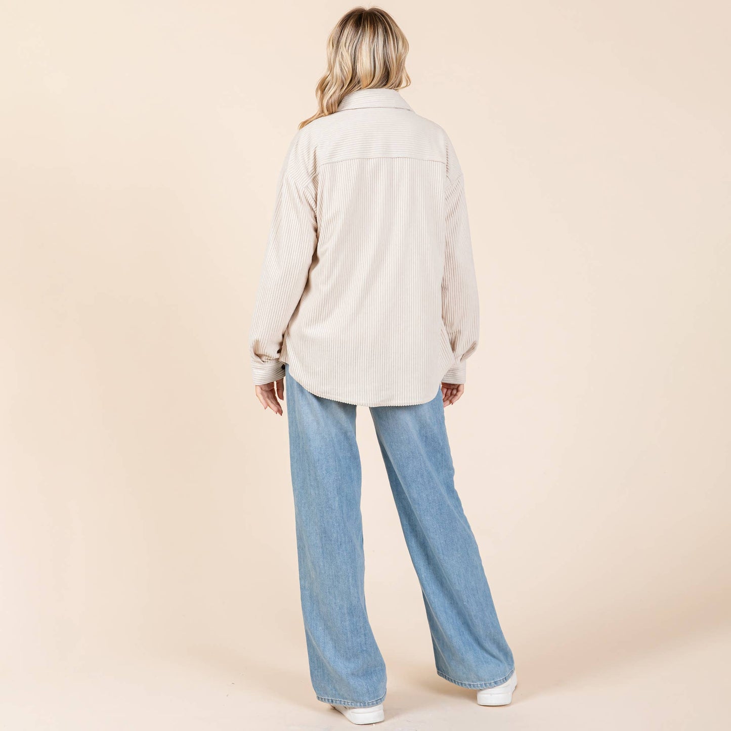 Corduroy Button Down Shacket