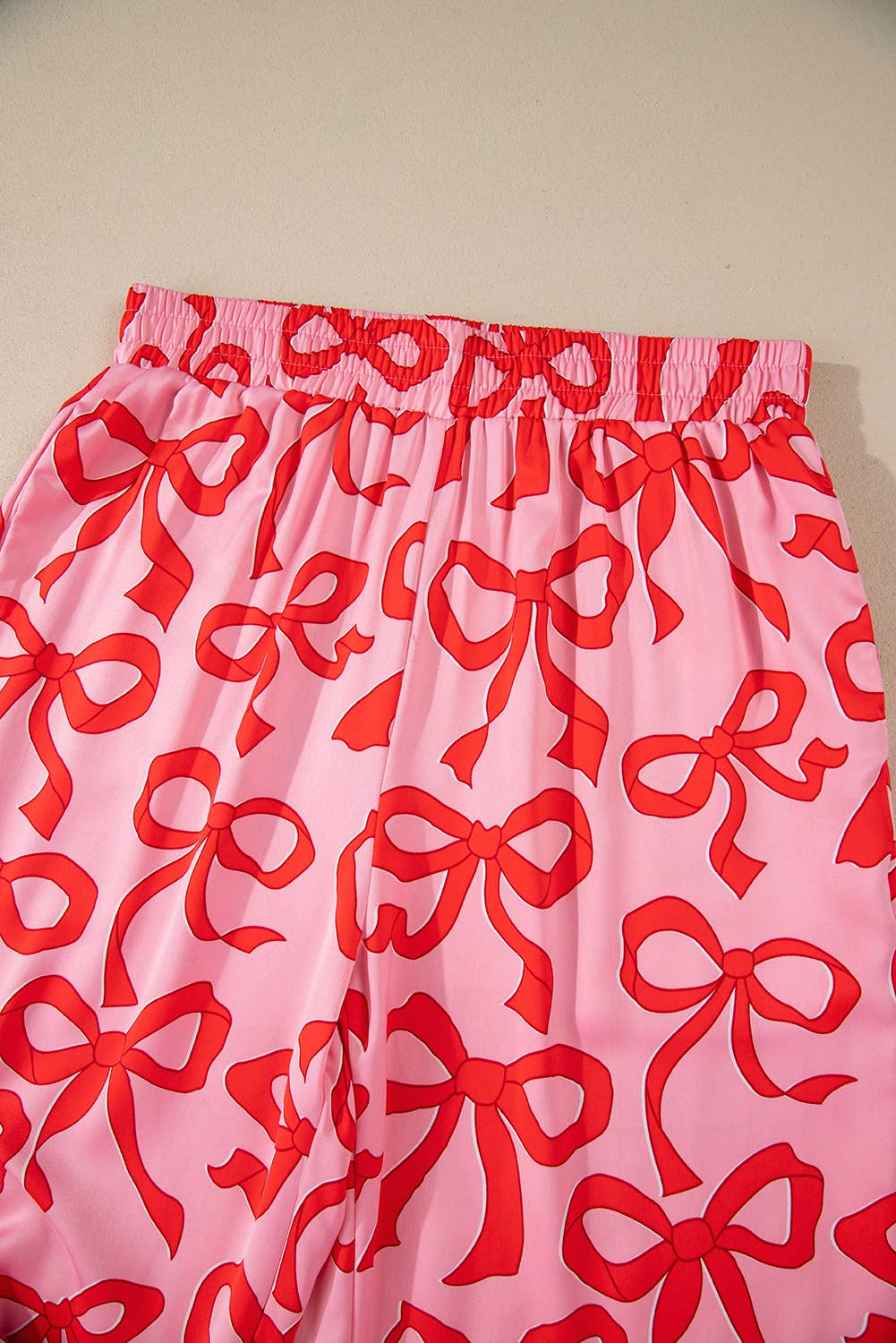 Bow Print PJ Set
