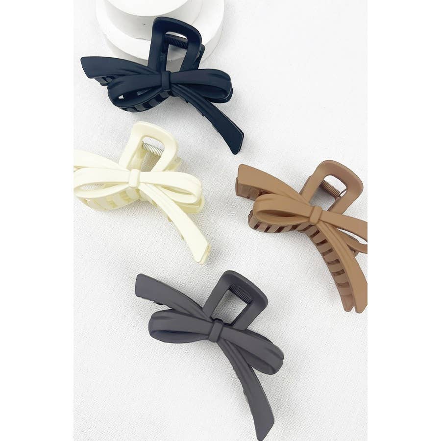 Knotted Bow Hair Clips