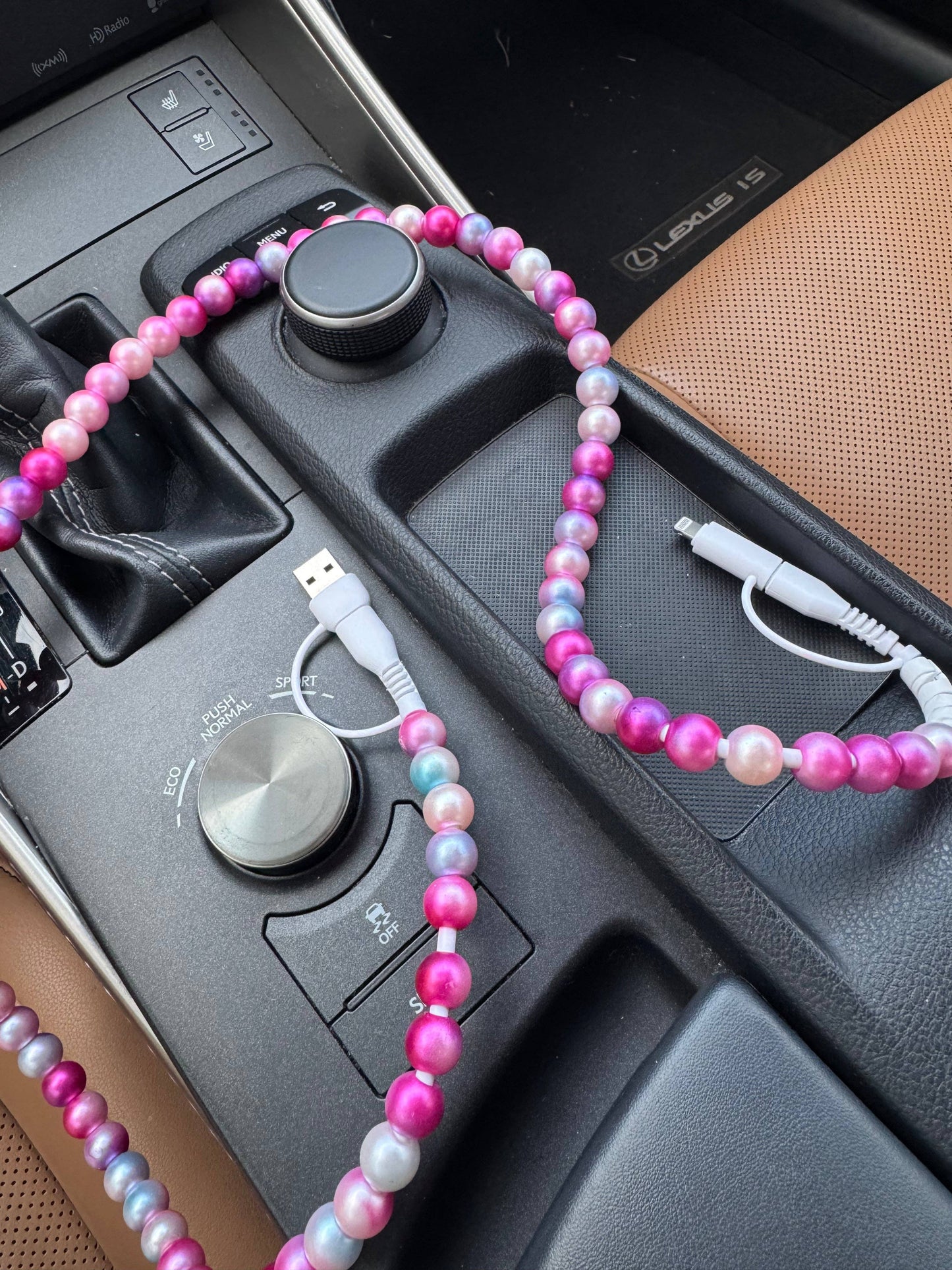 Pink Tie Dye 4 in 1 Charger