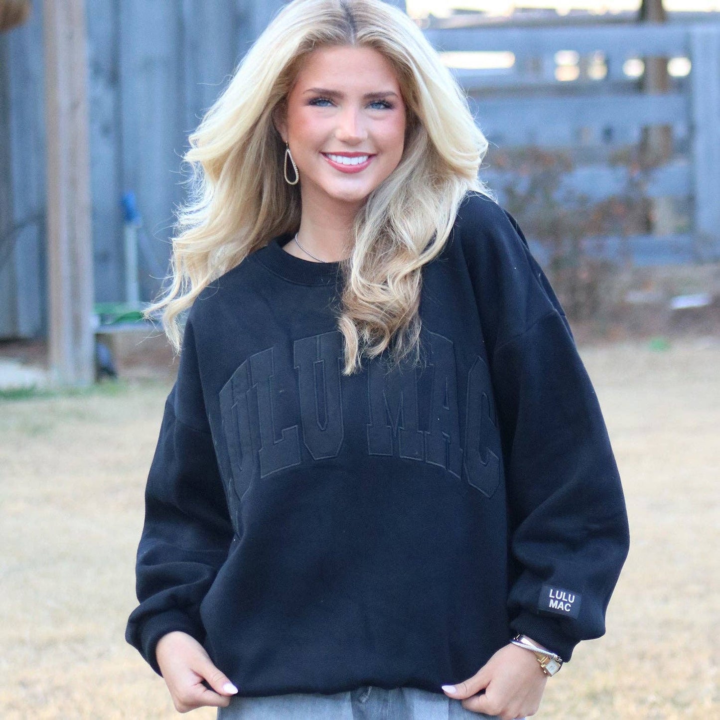 LULU MAC SWEATSHIRT BLK