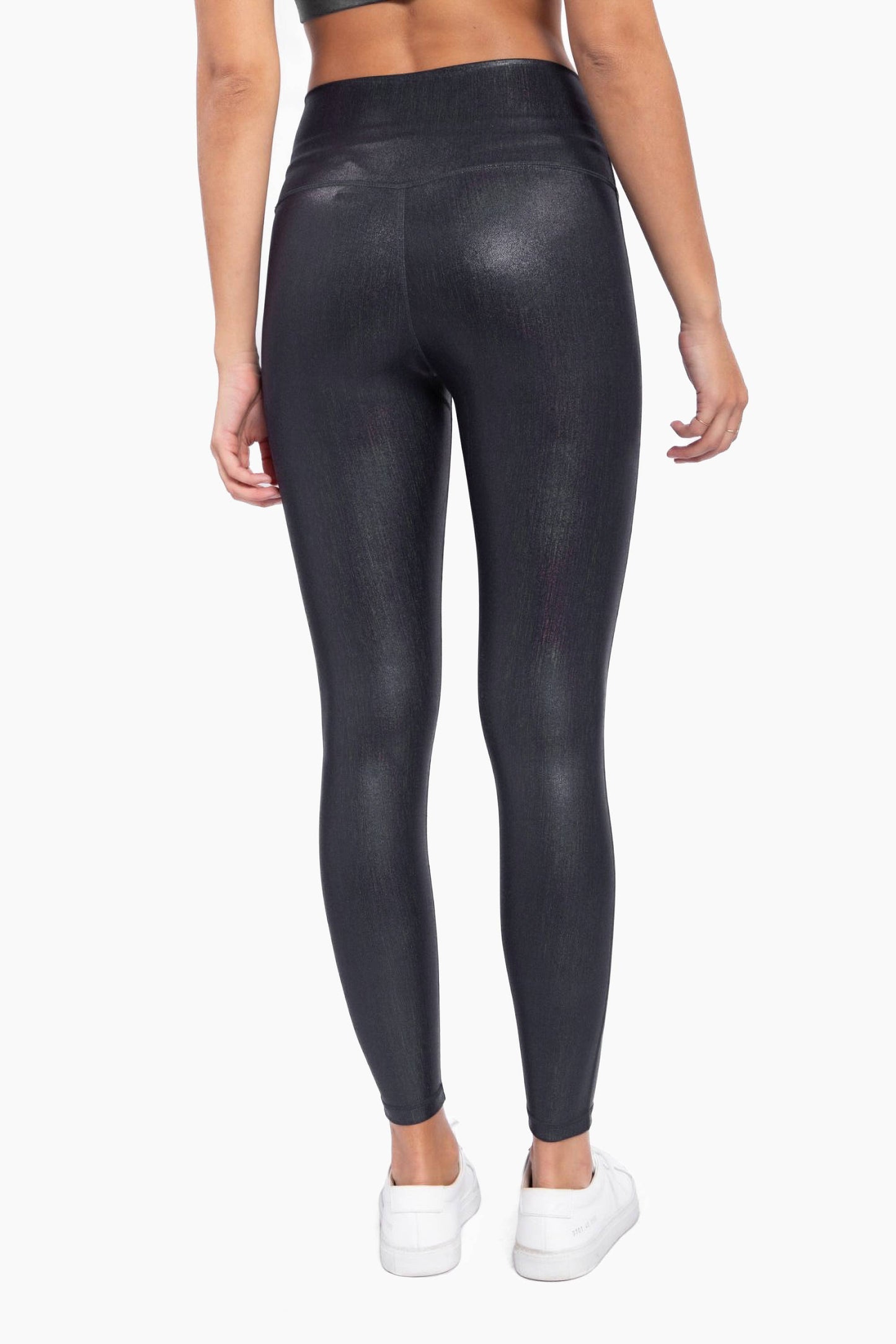 Foil High-Waisted Leggings
