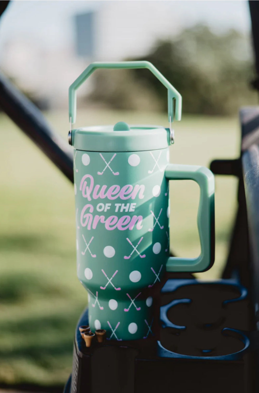 QUEEN OF THE GREEN GOLF TUMBLER