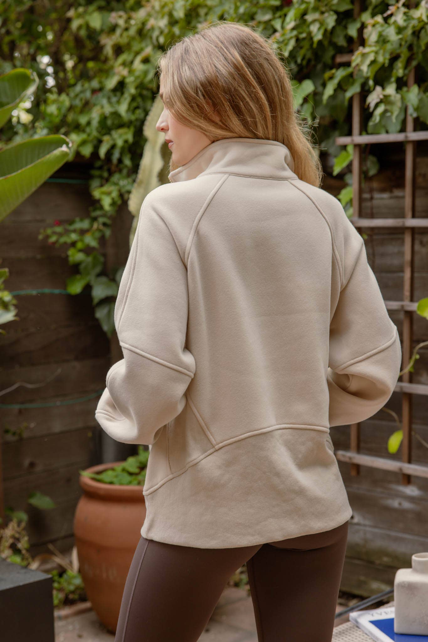 THE LULU HALF ZIP SWEATSHIRT