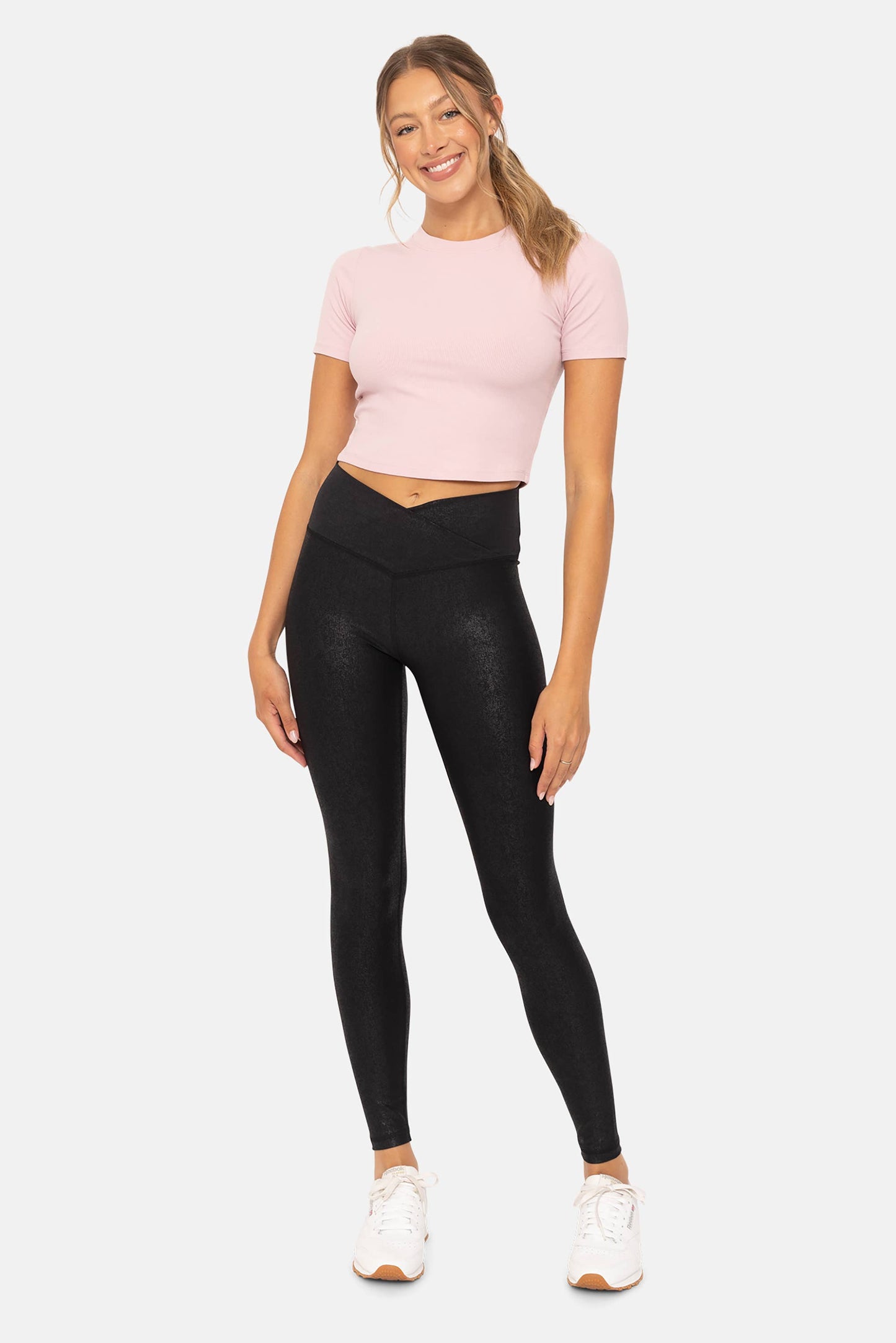 Black Crossover Leggings