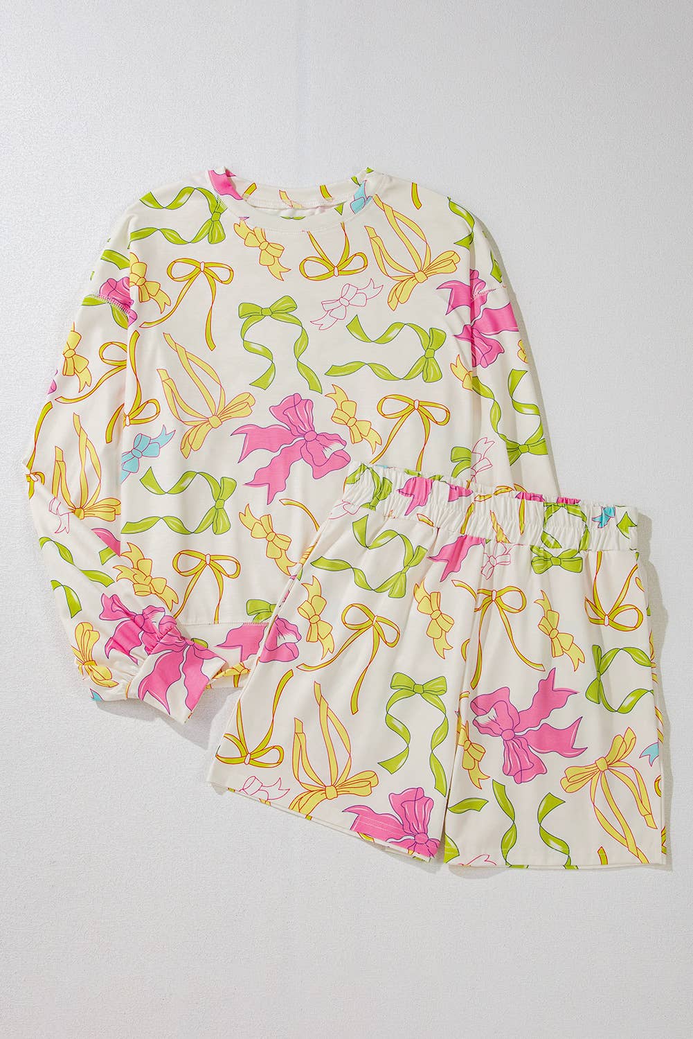 Bow Lounge Shorts Set