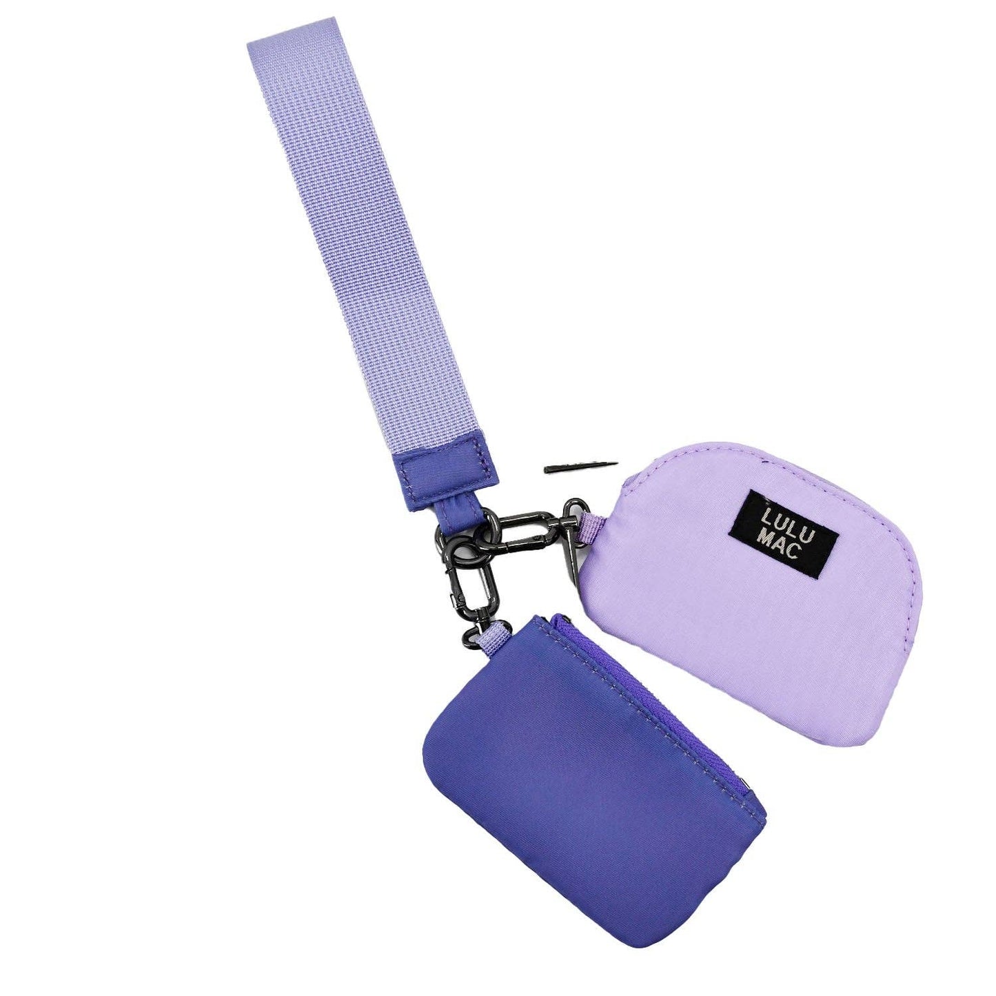 DP-8162 Purple/Lavender Lulu Mac Double Pouch Wristlets