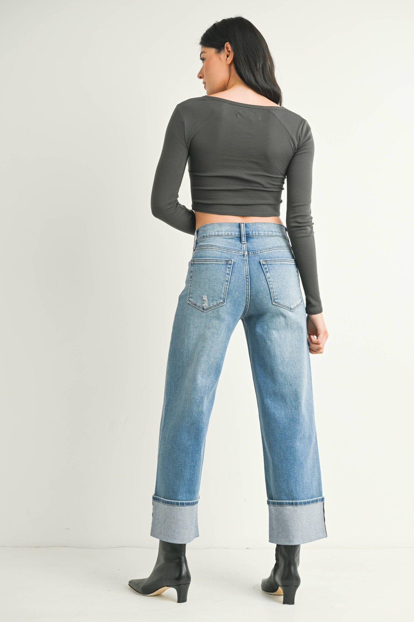Wide Cuff Jeans