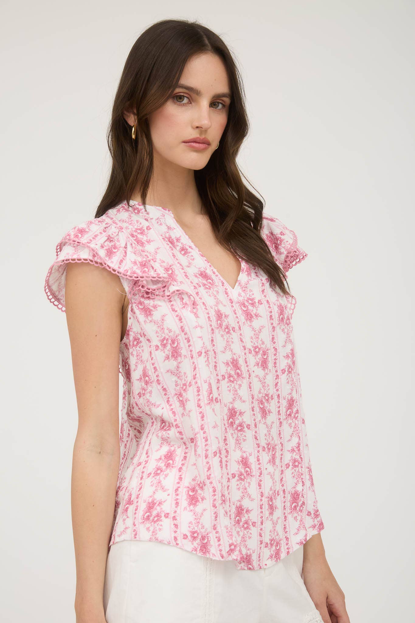 Lovely Pink Floral Top