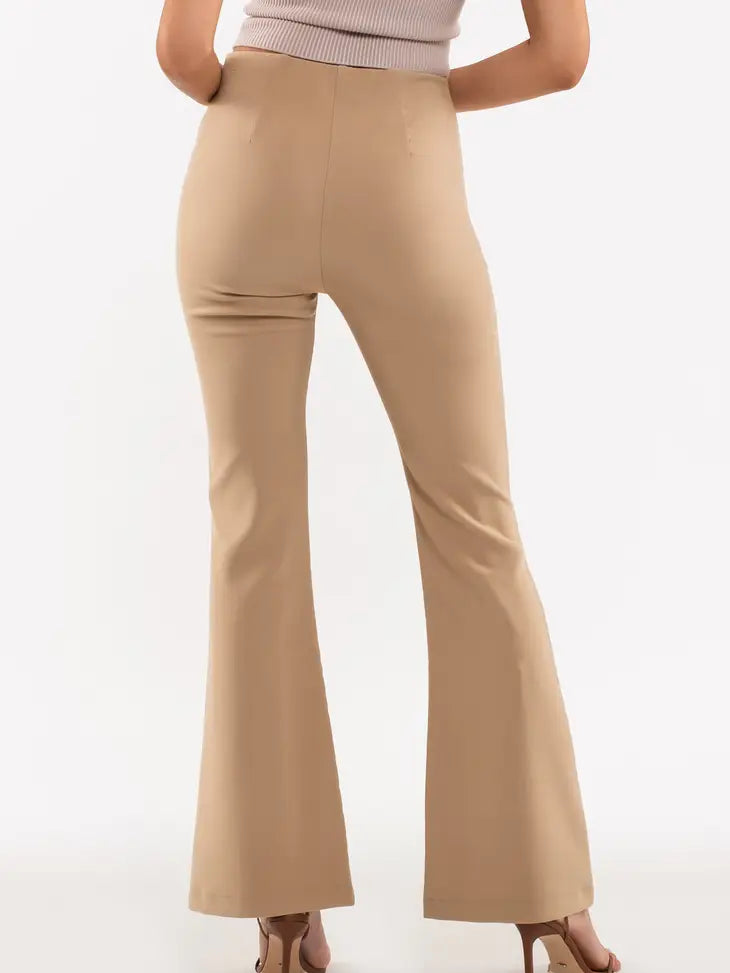 High Waist Bell Bottom Leggings