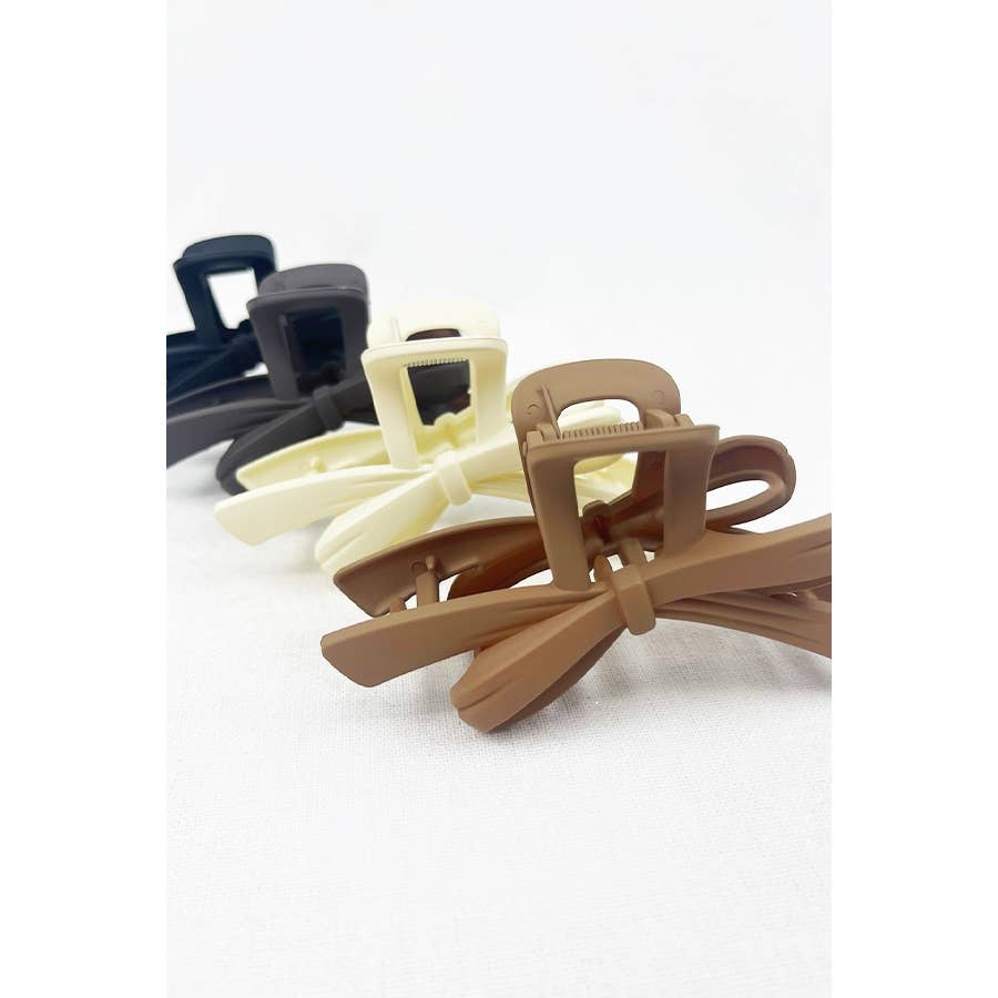 Knotted Bow Hair Clips