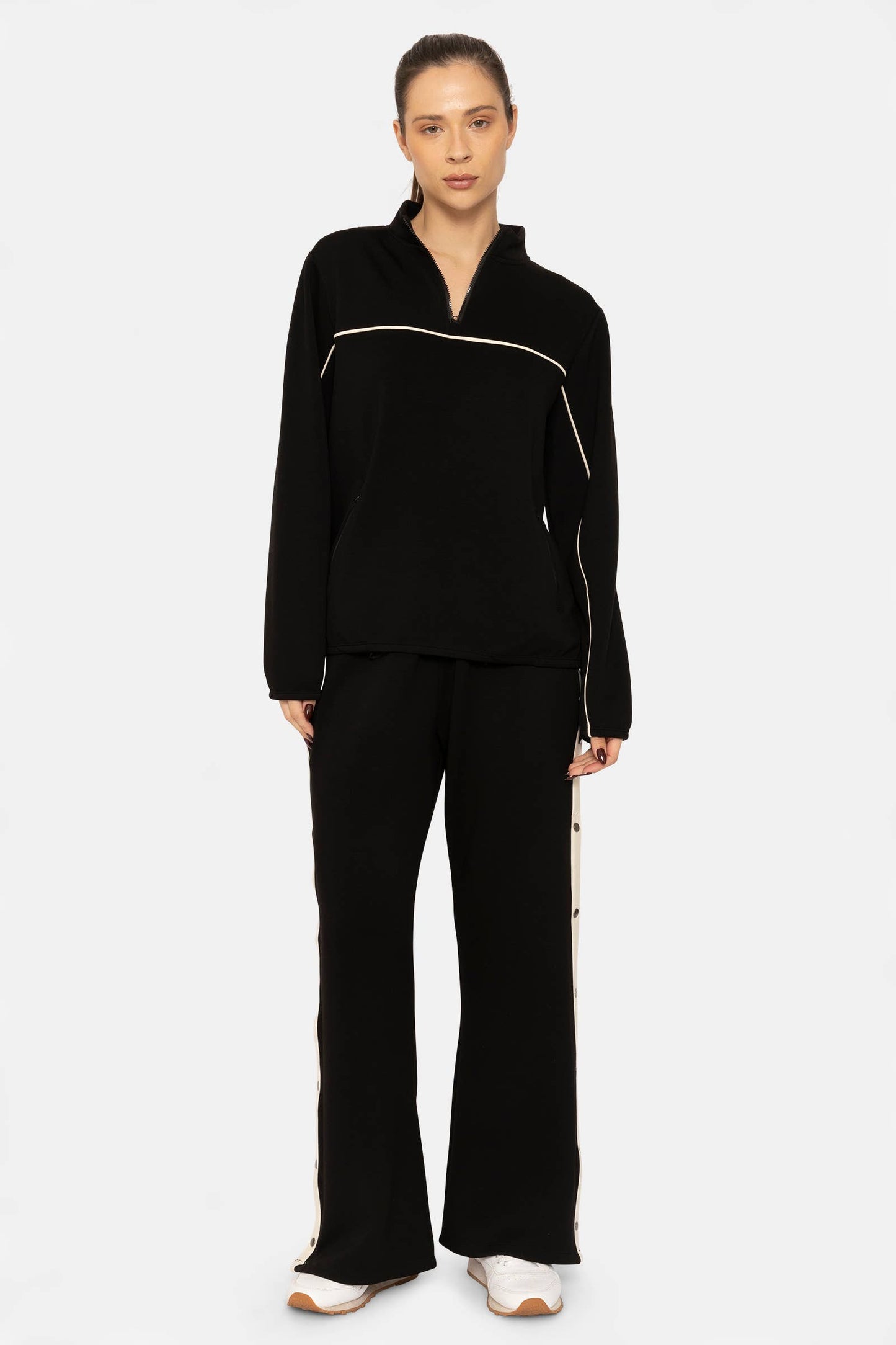 Stripe Scuba Pullover