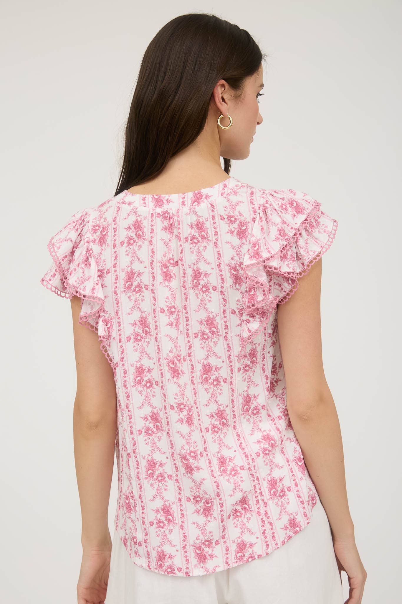 Lovely Pink Floral Top