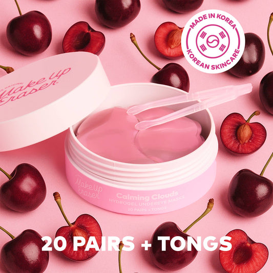 Hydrogel Seaweed-Based Undereye Masks - Calming Cherry