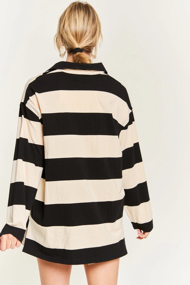 Striped Long Sleeve Top