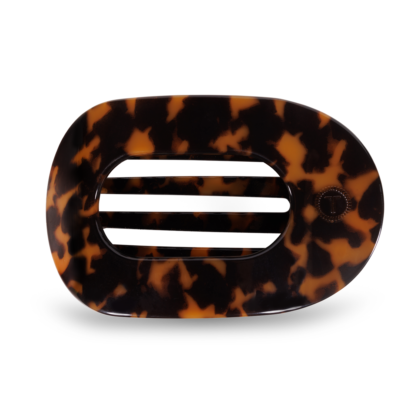 Flat Hair Clip Lg Tortoise