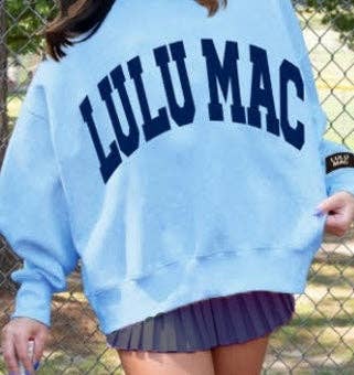 Lulu Mac Baby Blue/Navy