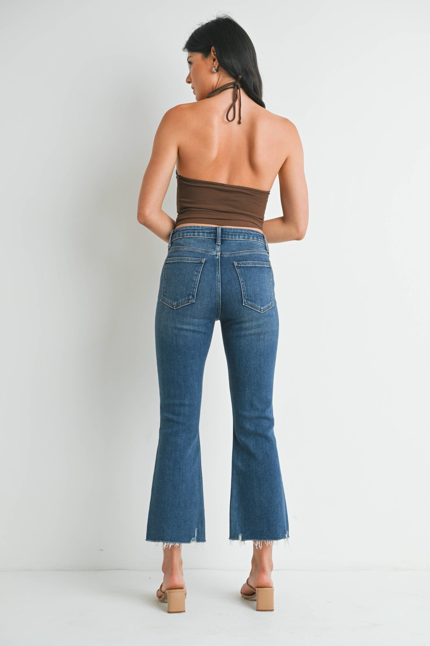 High Rise Crop Flare