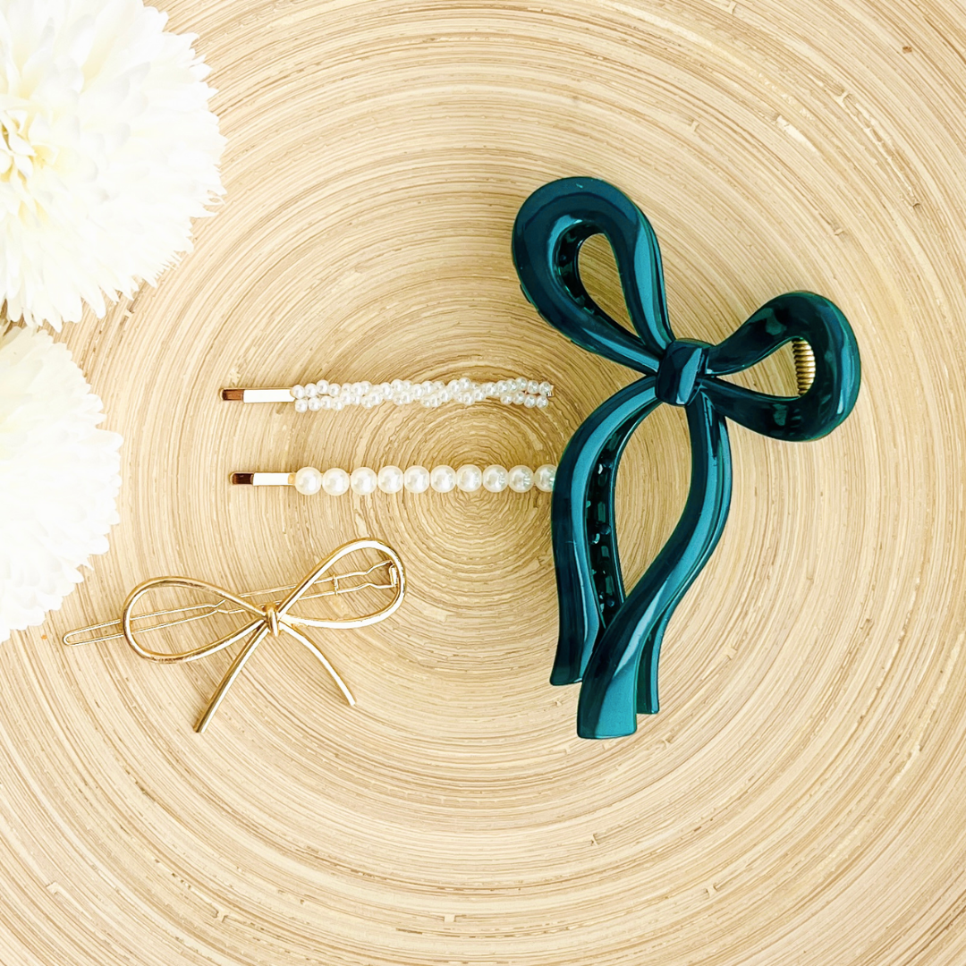 Bow Hair Accessory Set