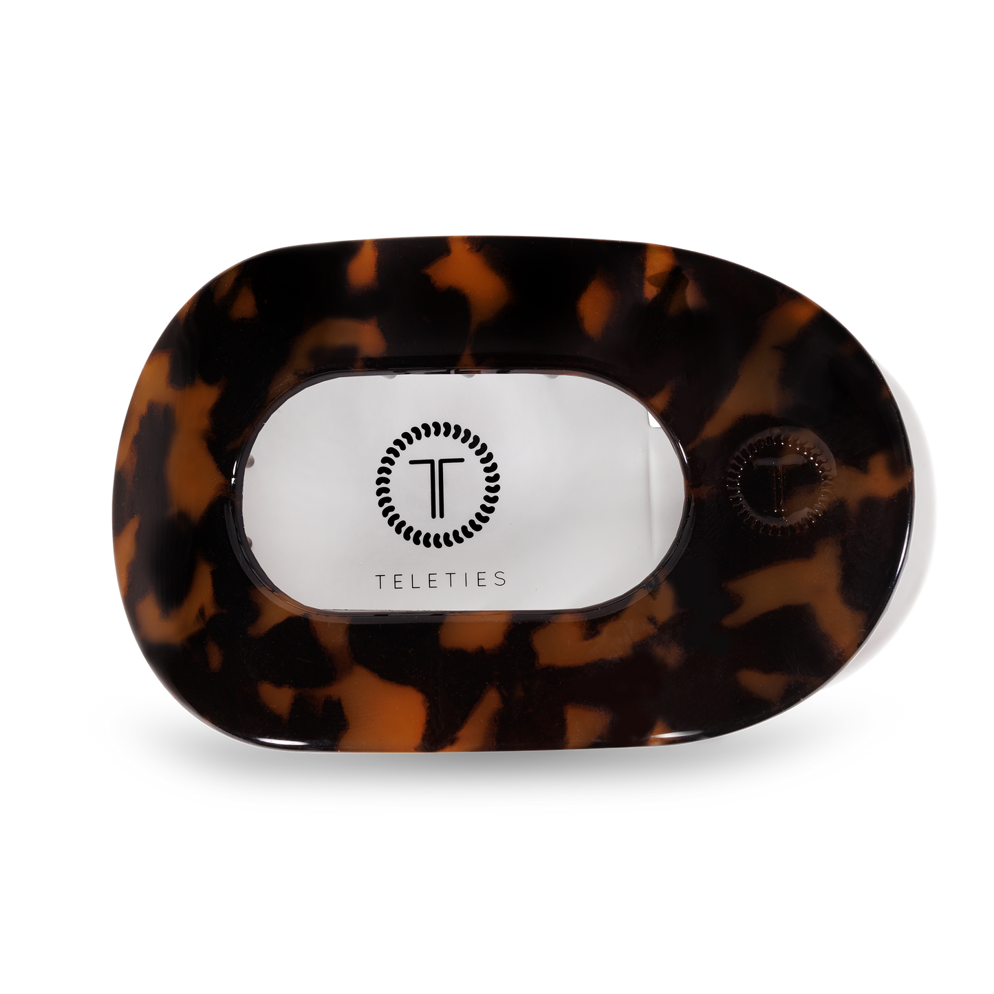 Flat Hair Clip Lg Tortoise