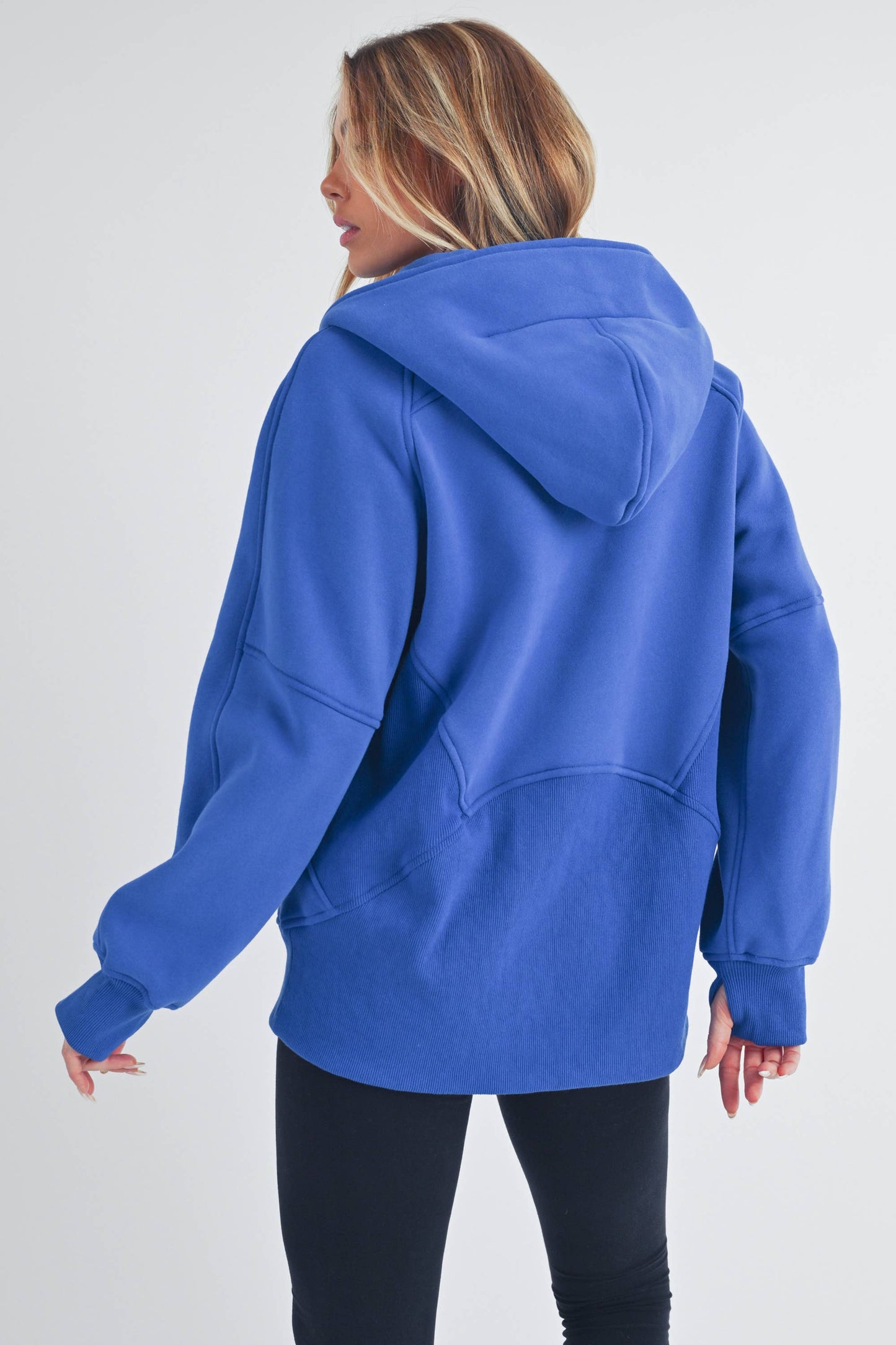 Half-Zip Hoodie Royal