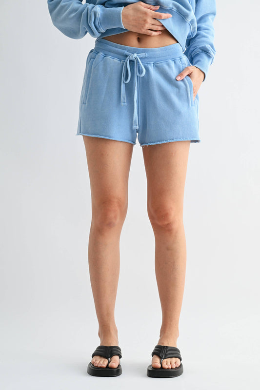 Mineral Wash Luxe Shorts