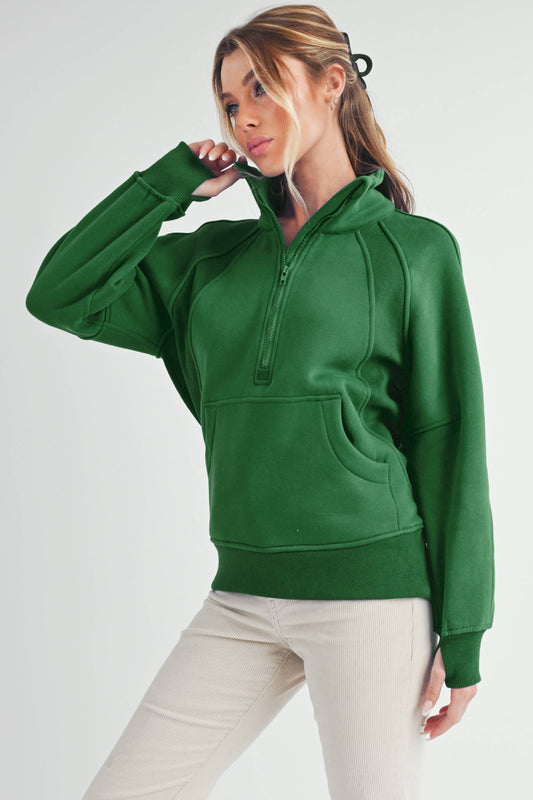 Half Zip Sweatshirt