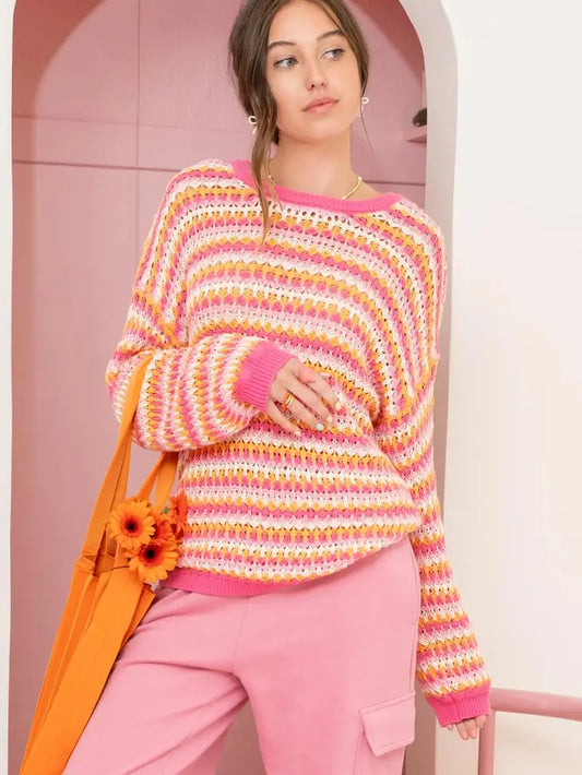 Multi Color Knit Sweater