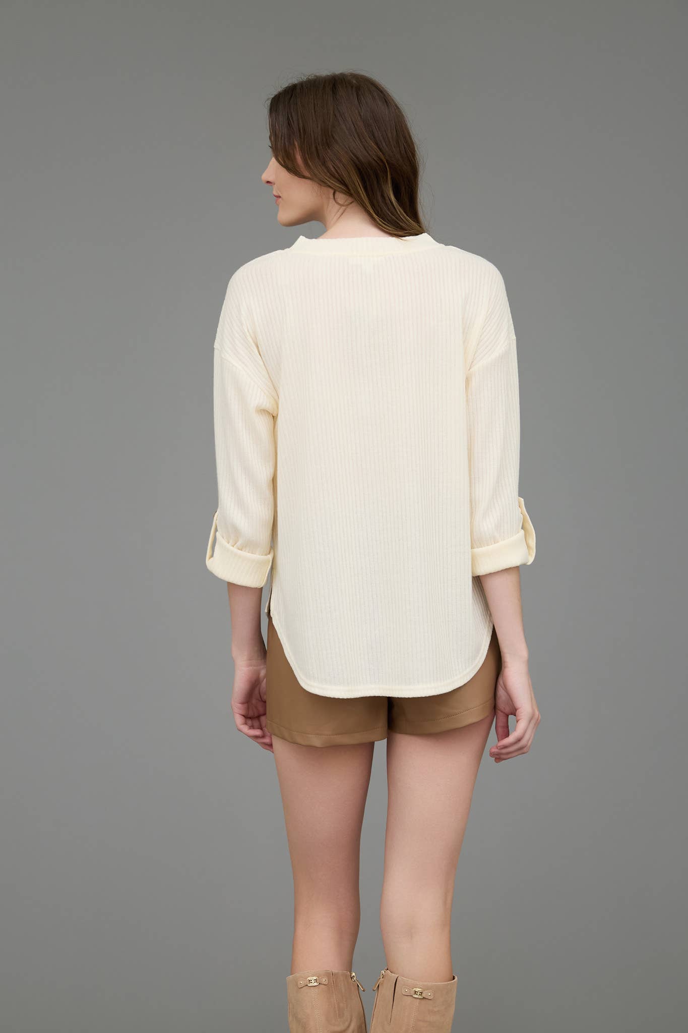 3/4 SLEEVE HENLEY