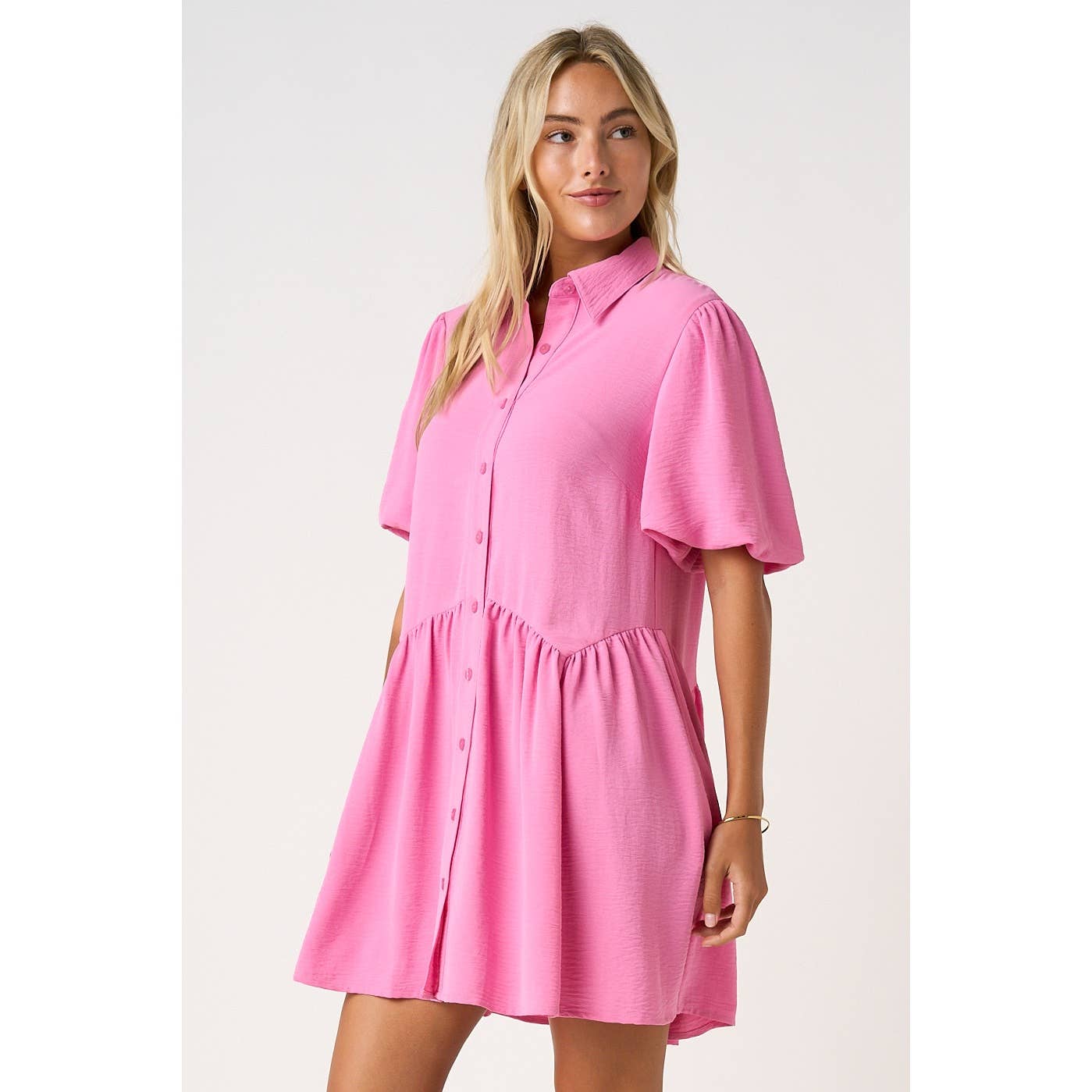 SCALLOP WAIST  DRESS