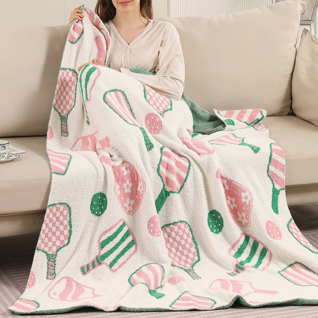 PicklebalL Cozy Soft Throw Blanket