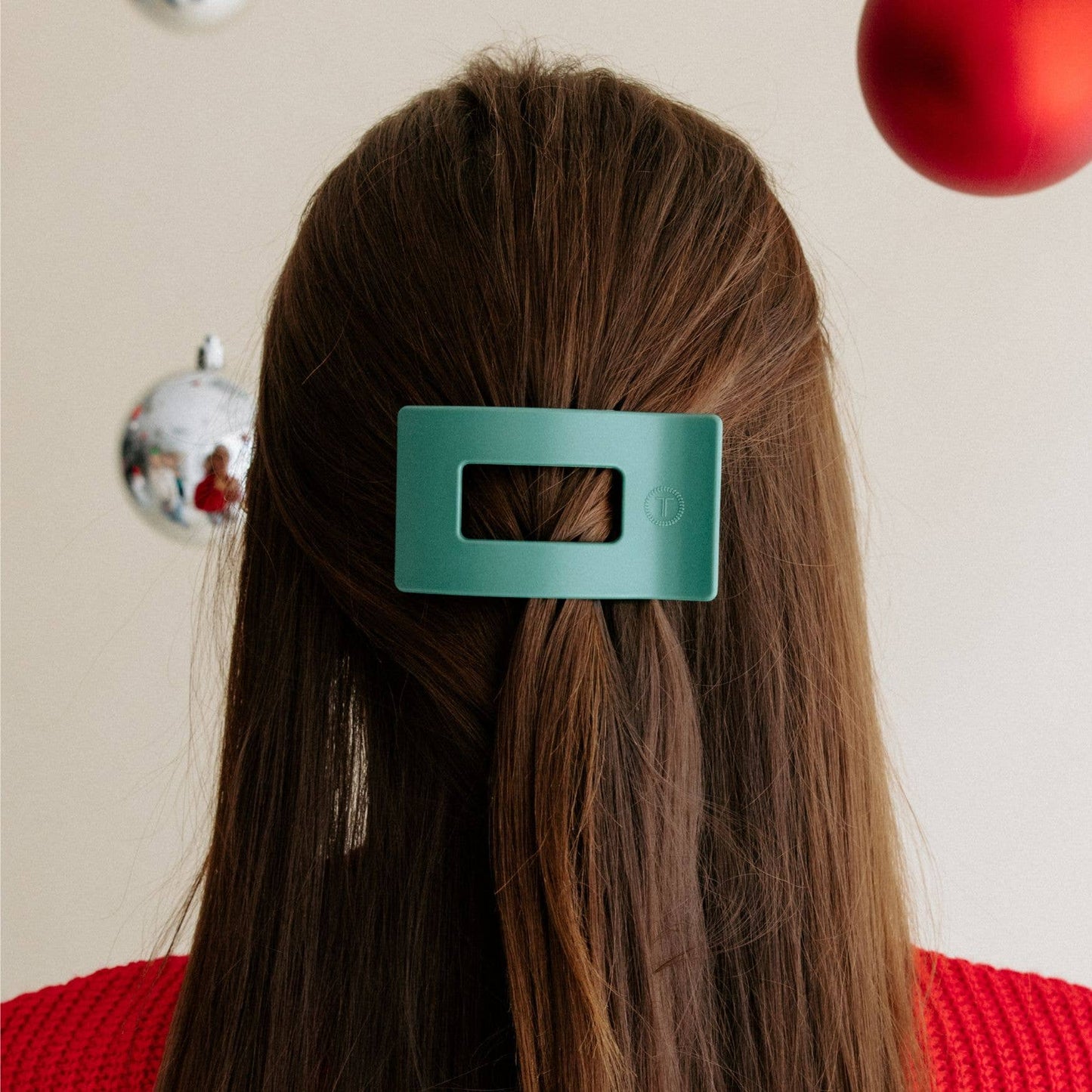 Flat Rectangle Hair Clip | Small | Fir Real