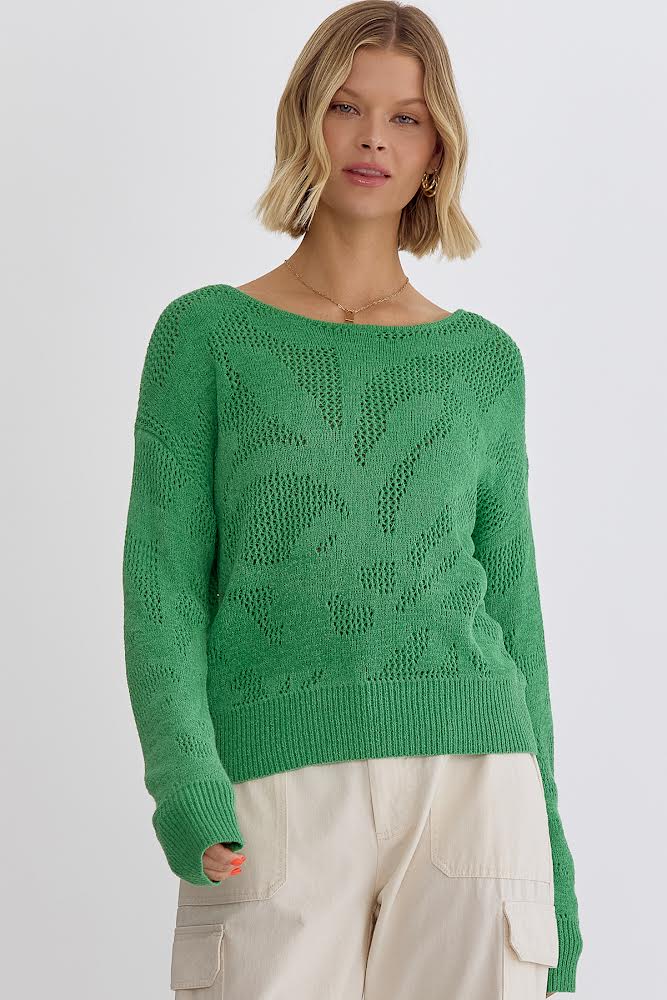 Crochet Knitted Top