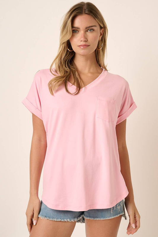 BABY PINK DOLMAN KNIT TOP
