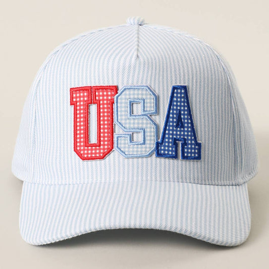 USA Embroidered Patch Varsity