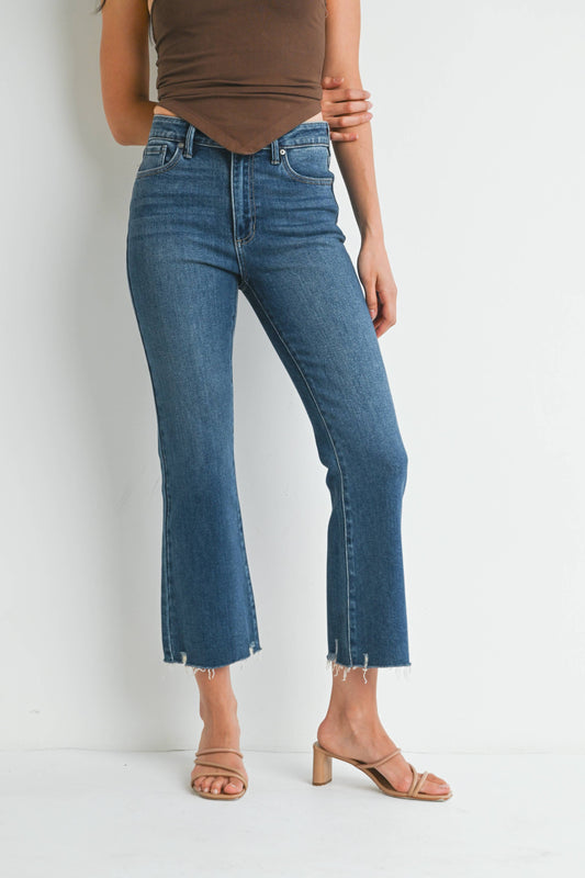 High Rise Crop Flare