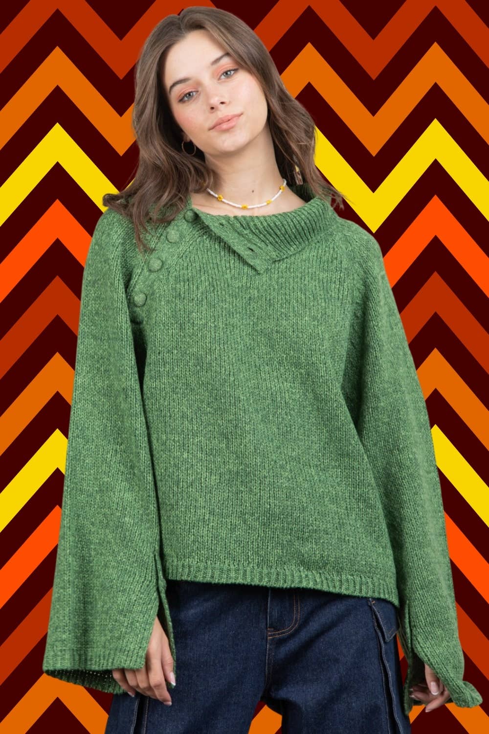 Pistachio Bell Sweater