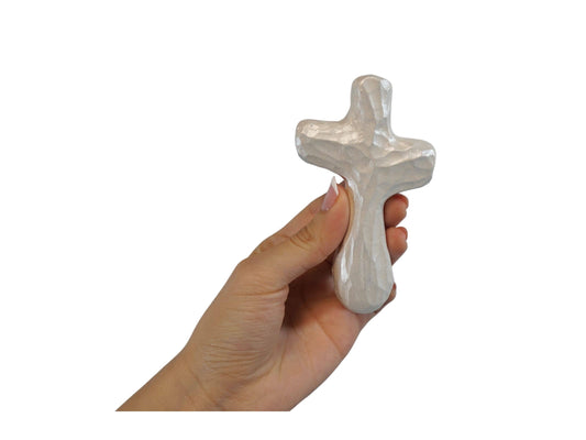 Journey Holding Cross - White Incandescence