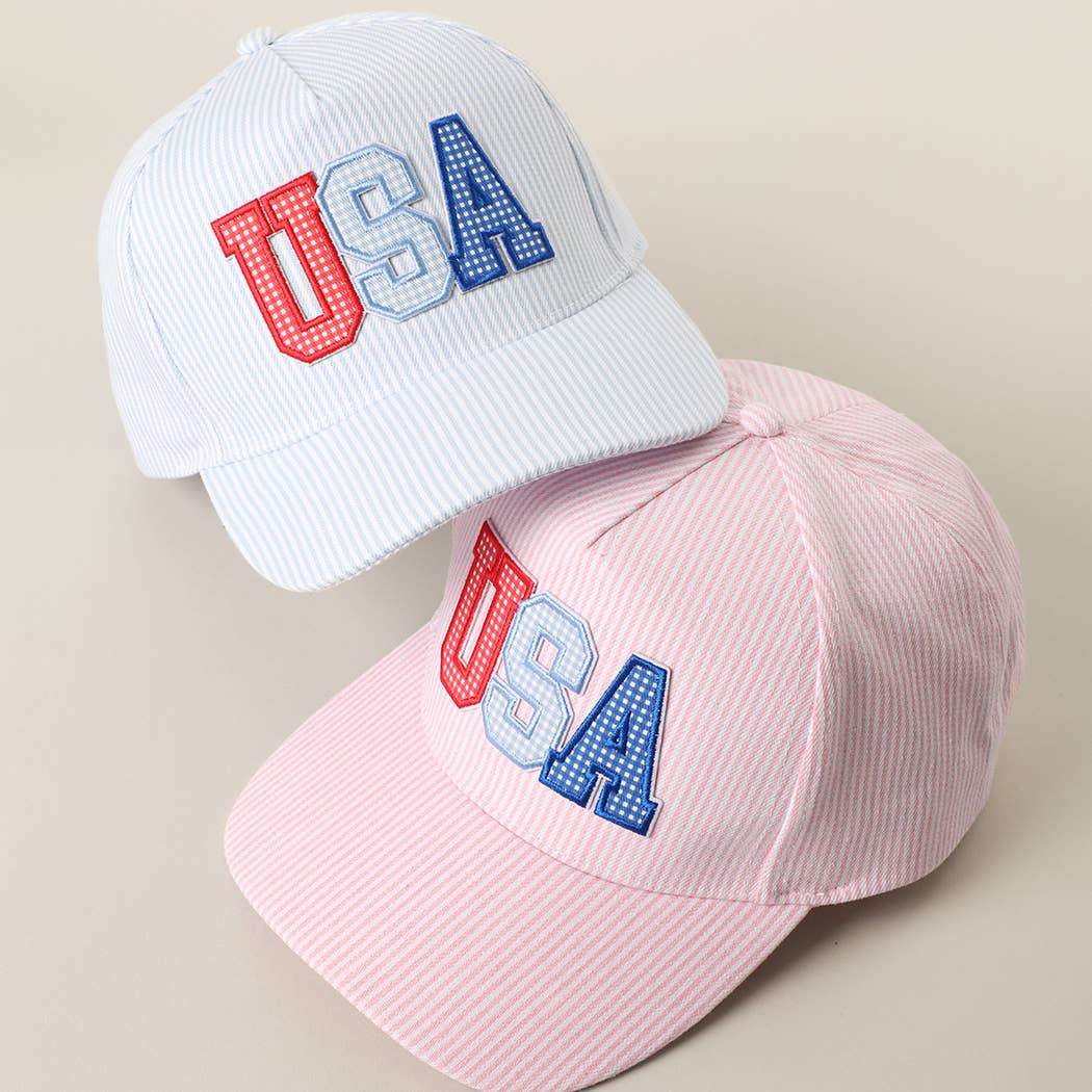 USA Embroidered Patch Varsity