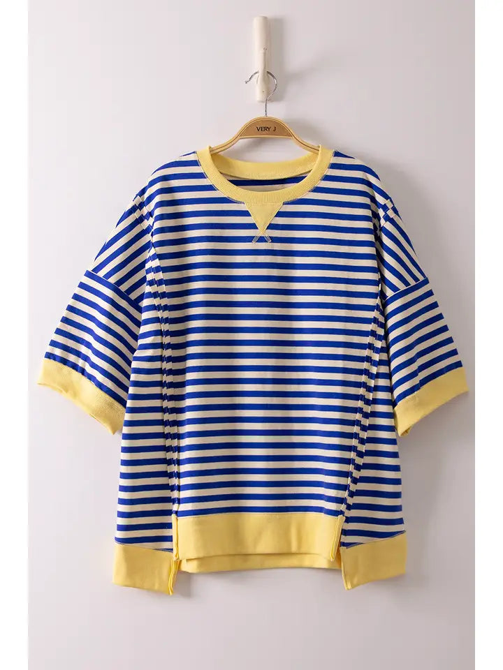BLUEBERRY & LEMON OVERSIZE TOP