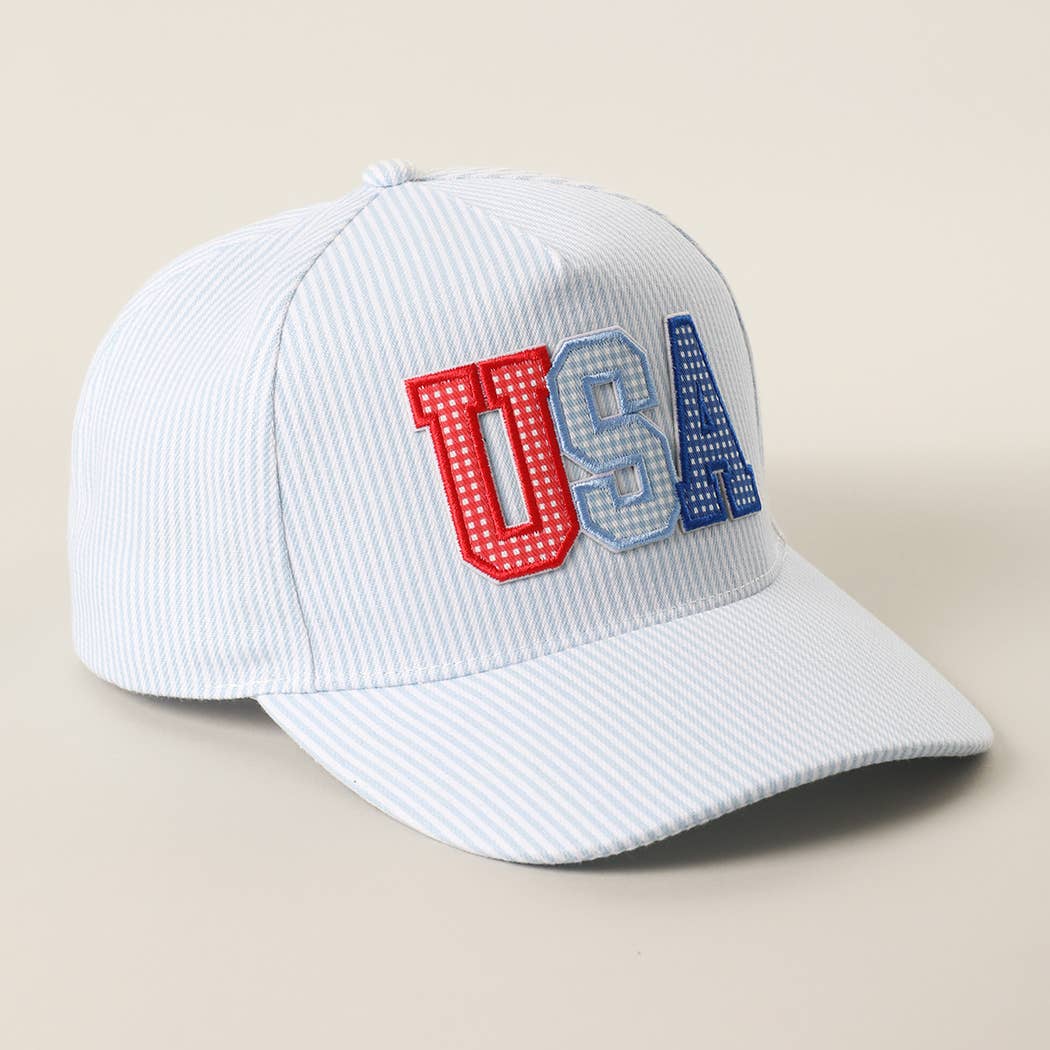 USA Embroidered Patch Varsity