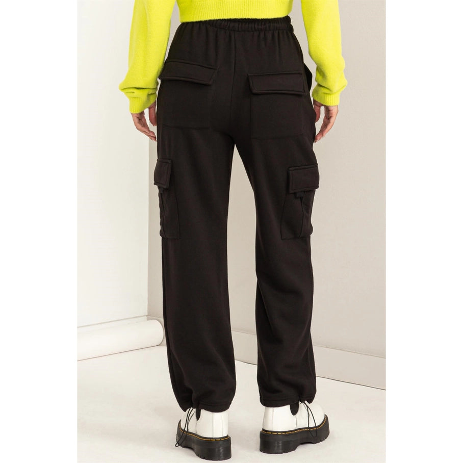 Not Your Girl Brushed French Terry Cargo Pants