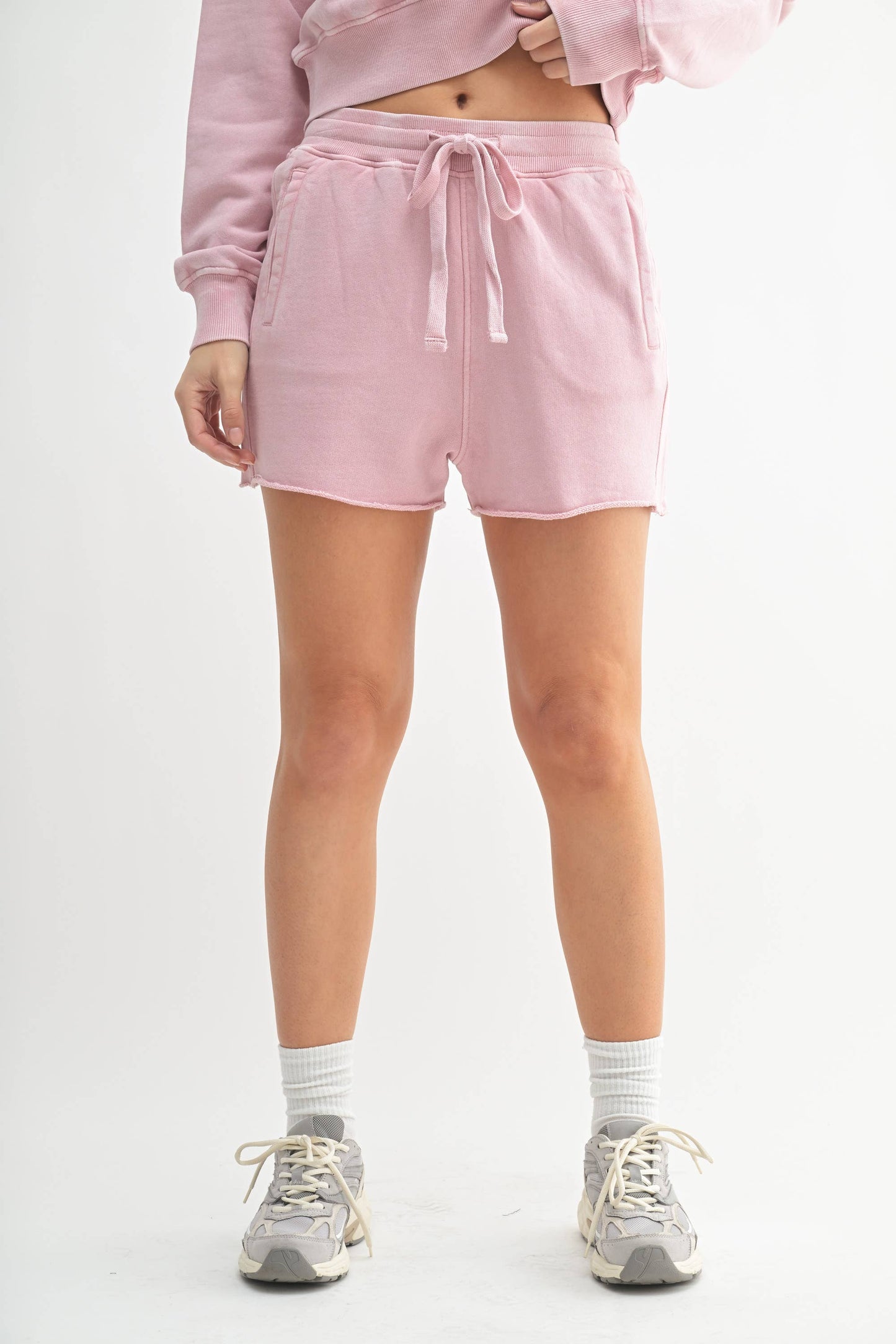 Mineral Wash Luxe Shorts