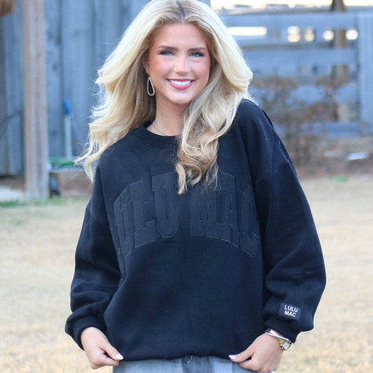 LULU MAC SWEATSHIRT BLK