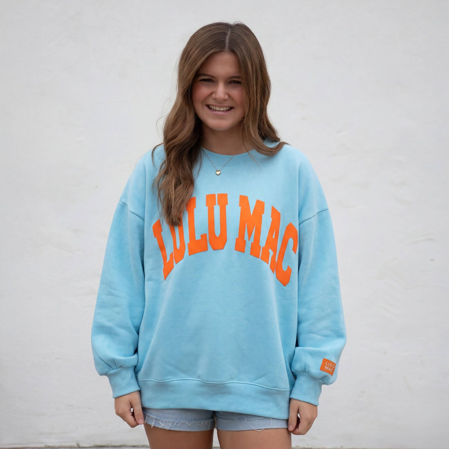 LULU MAC Blue/Orange SWEATSHIRT
