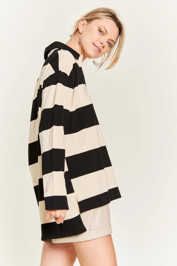 Striped Long Sleeve Top