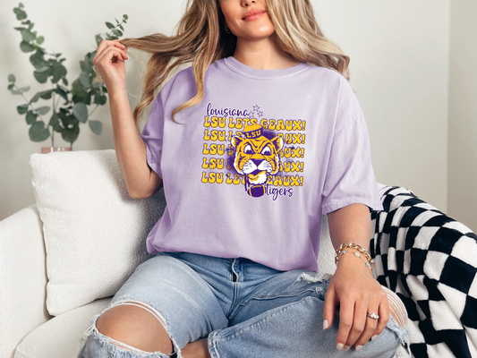 Lousiana Tigers LSU Let's Geaux Tshirt