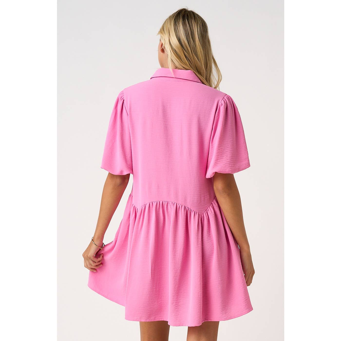 SCALLOP WAIST  DRESS