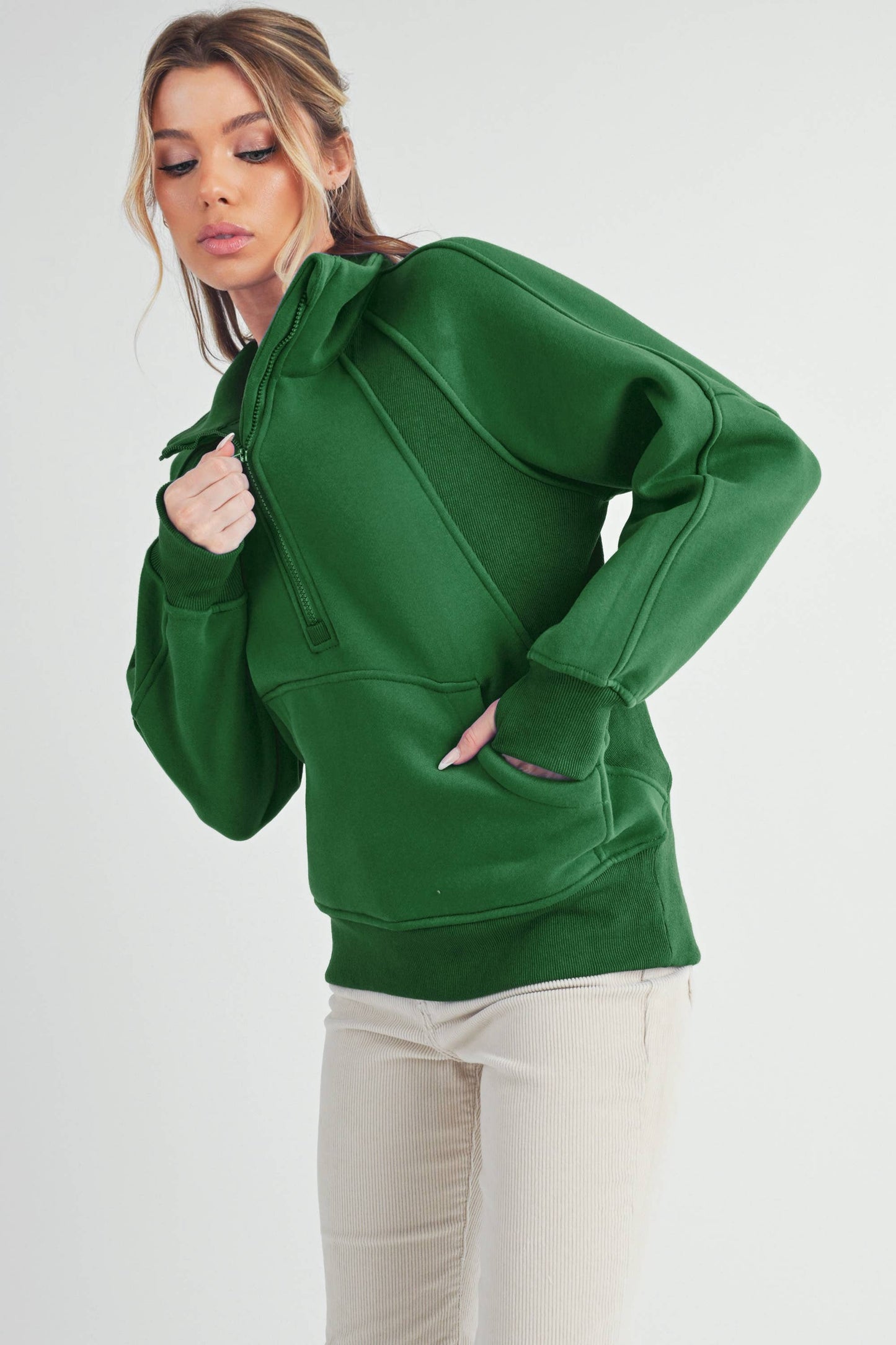 Half Zip Sweatshirt