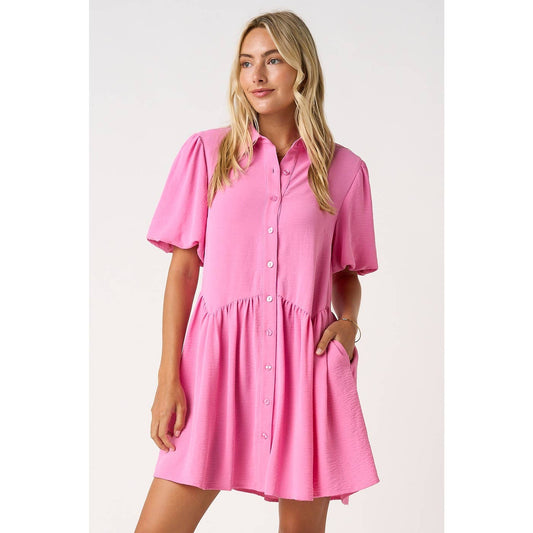 SCALLOP WAIST  DRESS